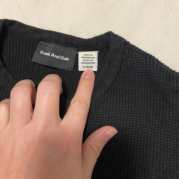 Frank & Oak Waffle Henley - Picture 3 of 3